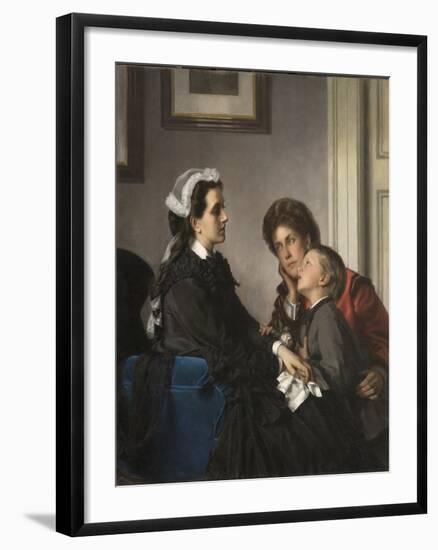 The Governess, C.1865-70 (Oil on Canvas)-Alexandre Cabanel-Framed Giclee Print