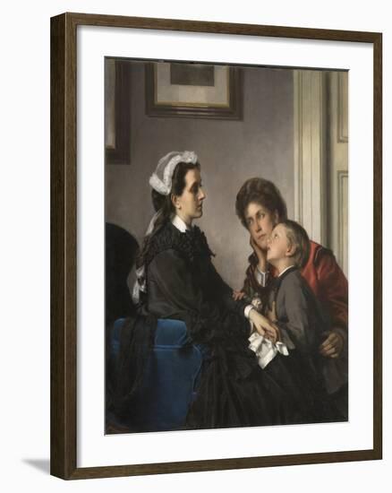 The Governess, C.1865-70 (Oil on Canvas)-Alexandre Cabanel-Framed Giclee Print