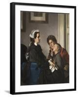 The Governess, C.1865-70 (Oil on Canvas)-Alexandre Cabanel-Framed Giclee Print