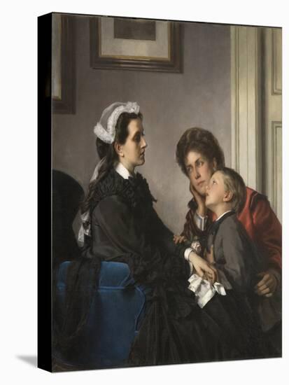 The Governess, C.1865-70 (Oil on Canvas)-Alexandre Cabanel-Stretched Canvas