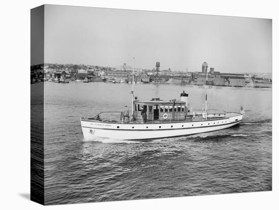 The Governor Elisha P. Ferry Sailing in Puget Sound-Ray Krantz-Stretched Canvas