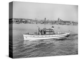 The Governor Elisha P. Ferry Sailing in Puget Sound-Ray Krantz-Stretched Canvas