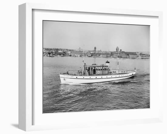 The Governor Elisha P. Ferry Sailing in Puget Sound-Ray Krantz-Framed Photographic Print