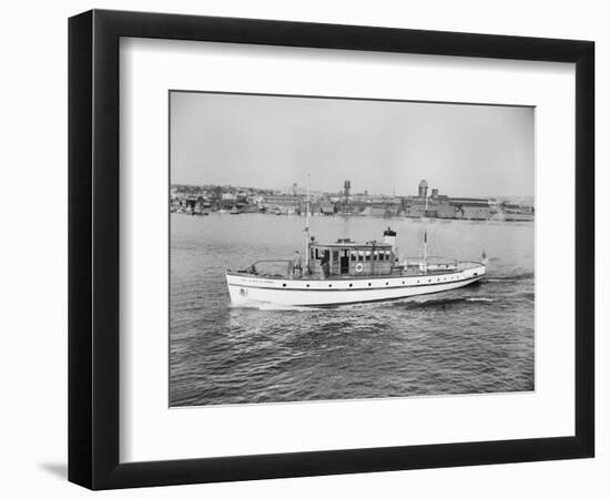 The Governor Elisha P. Ferry Sailing in Puget Sound-Ray Krantz-Framed Photographic Print