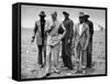The Governor of the Bahamas Duke of Windsor Visiting with Bahamian Farm Laborers During WWII-Peter Stackpole-Framed Stretched Canvas