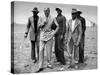 The Governor of the Bahamas Duke of Windsor Visiting with Bahamian Farm Laborers During WWII-Peter Stackpole-Stretched Canvas