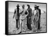 The Governor of the Bahamas Duke of Windsor Visiting with Bahamian Farm Laborers During WWII-Peter Stackpole-Framed Stretched Canvas