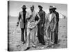 The Governor of the Bahamas Duke of Windsor Visiting with Bahamian Farm Laborers During WWII-Peter Stackpole-Stretched Canvas