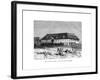 The Governor's House, Cayenne, French Guyana, South America, 19th Century-Edouard Riou-Framed Giclee Print