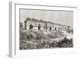 The Governor's Palace, Uxmal, Mexico-null-Framed Giclee Print