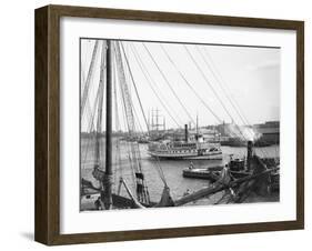 The Governor Safford on the Harlem River-null-Framed Premium Photographic Print