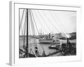 The Governor Safford on the Harlem River-null-Framed Photographic Print