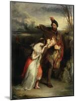 The Gow Chrom Reluctantly Conducting the Glee Maiden to a Place of Safety'-Robert Scott Lauder-Mounted Giclee Print