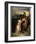 The Gow Chrom Reluctantly Conducting the Glee Maiden to a Place of Safety'-Robert Scott Lauder-Framed Giclee Print
