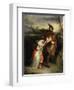 The Gow Chrom Reluctantly Conducting the Glee Maiden to a Place of Safety'-Robert Scott Lauder-Framed Giclee Print