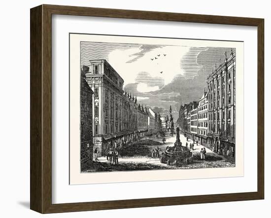 The Graben, a Leading Thoroughfare, in Vienna, Austria-null-Framed Giclee Print