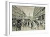 The " Graben", central square in downtown Vienna. In the background the plague column 1888.-Wilhelm Gause-Framed Giclee Print