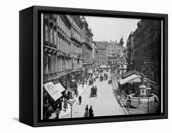 The Graben, Vienna, Late 19th Century-John L Stoddard-Framed Stretched Canvas