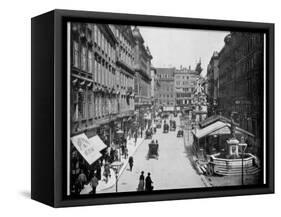 The Graben, Vienna, Late 19th Century-John L Stoddard-Framed Stretched Canvas