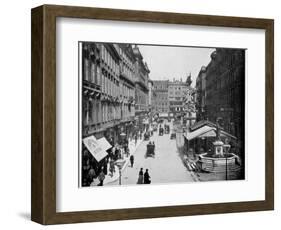 The Graben, Vienna, Late 19th Century-John L Stoddard-Framed Giclee Print