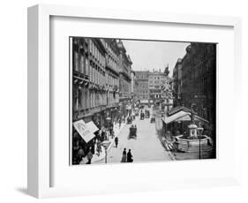 The Graben, Vienna, Late 19th Century-John L Stoddard-Framed Giclee Print