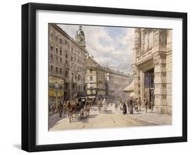 The Graben, Vienna-Ferdinand Weckbrodt-Framed Giclee Print