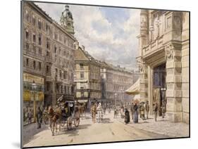 The Graben, Vienna-Ferdinand Weckbrodt-Mounted Giclee Print