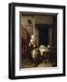 The Grace (Oil on Panel)-Quiringh Gerritsz. van Brekelenkam-Framed Premium Giclee Print