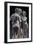 the Graces and Cupid , Detail, 1820-22 (Carrara Marble)-Bertel Thorvaldsen-Framed Giclee Print