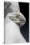 The Graces and Cupid, Detail of the Embrace and a Hand, 1820-22 (Carrara Marble)-Bertel Thorvaldsen-Stretched Canvas