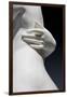 The Graces and Cupid, Detail of the Embrace and a Hand, 1820-22 (Carrara Marble)-Bertel Thorvaldsen-Framed Giclee Print