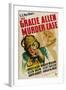 The Gracie Allen Murder Case, Gracie Allen, 1939-null-Framed Art Print