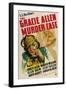 The Gracie Allen Murder Case, Gracie Allen, 1939-null-Framed Art Print