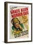 The Gracie Allen Murder Case, Gracie Allen, 1939-null-Framed Art Print