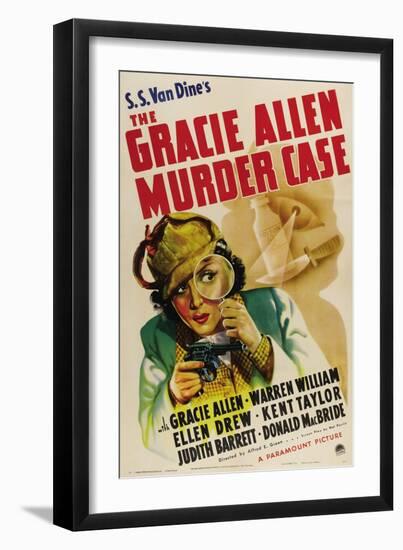 The Gracie Allen Murder Case, Gracie Allen, 1939-null-Framed Art Print