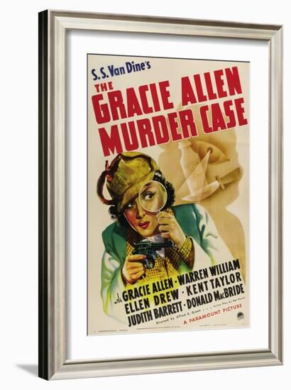 The Gracie Allen Murder Case, Gracie Allen, 1939-null-Framed Art Print