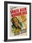 The Gracie Allen Murder Case, Gracie Allen, 1939-null-Framed Art Print