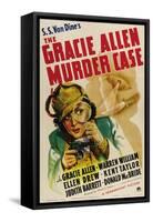 The Gracie Allen Murder Case, Gracie Allen, 1939-null-Framed Stretched Canvas