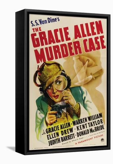 The Gracie Allen Murder Case, Gracie Allen, 1939-null-Framed Stretched Canvas