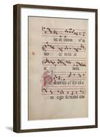 The Gradual. Initial P, C. 1500-Antonio da Monza-Framed Giclee Print