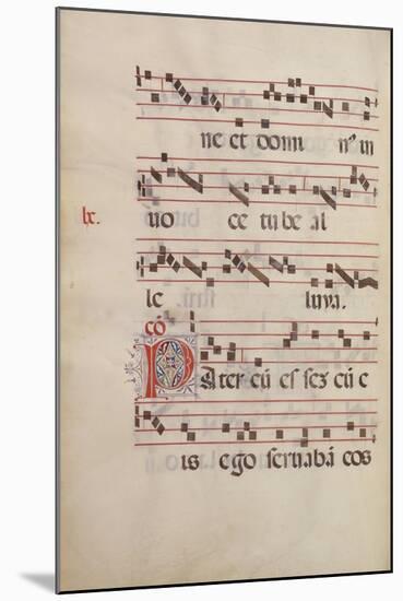 The Gradual. Initial P, C. 1500-Antonio da Monza-Mounted Giclee Print