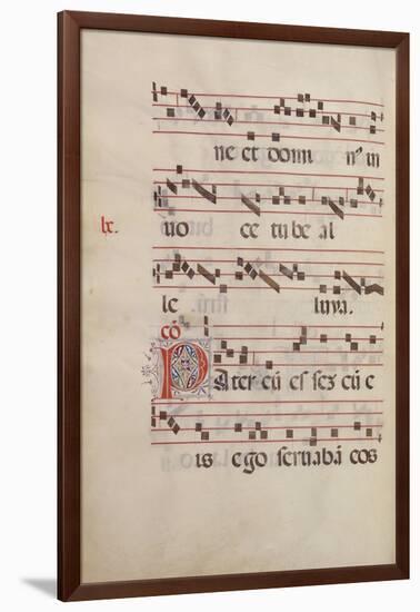 The Gradual. Initial P, C. 1500-Antonio da Monza-Framed Giclee Print