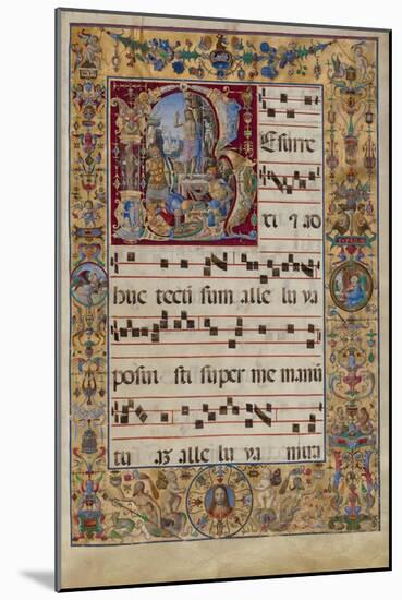 The Gradual. Initial R: the Resurrection, C. 1500-Antonio da Monza-Mounted Giclee Print