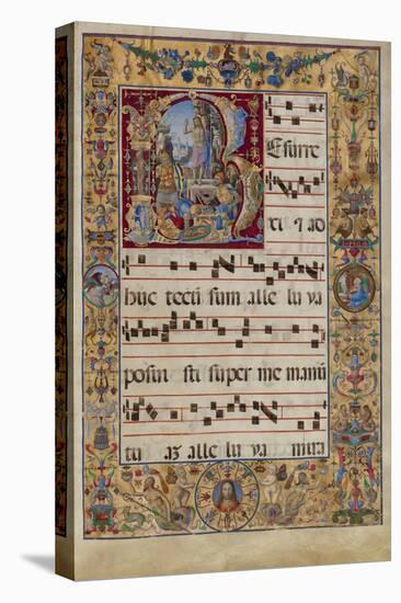 The Gradual. Initial R: the Resurrection, C. 1500-Antonio da Monza-Stretched Canvas