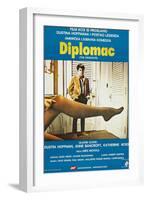 The Graduate, (aka Diplomac), Yugoslavian poster, Dustin Hoffman, 1967-null-Framed Art Print