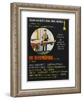 The Graduate (Die Reifeprufung), German poster, Dustin Hoffman, 1967-null-Framed Art Print