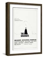 The Graduate, Dustin Hoffman, 1967-null-Framed Art Print