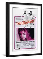 The Graduate, Katharine Ross, Dustin Hoffman, 1967-null-Framed Art Print