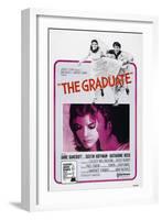 The Graduate, Katharine Ross, Dustin Hoffman, 1967-null-Framed Art Print