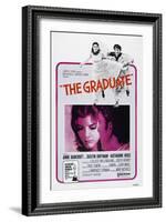 The Graduate, Katharine Ross, Dustin Hoffman, 1967-null-Framed Art Print